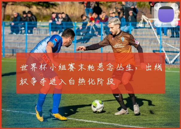 世界杯小组赛末轮悬念丛生,出线权争夺进入白热化阶段 - 虎扑体育推荐
